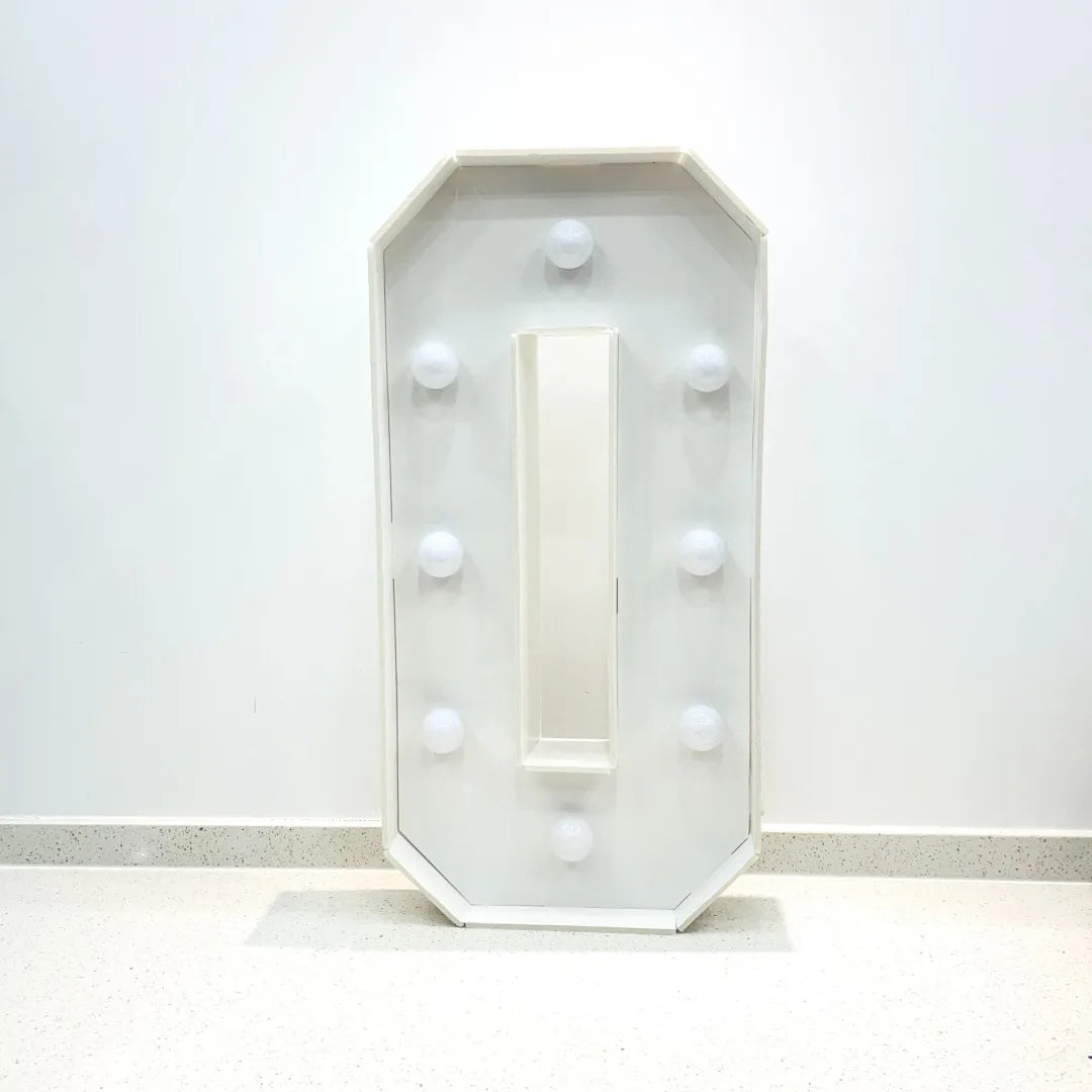 1Pc 3Ft/91.5Cm Marquee Warm Light Letters Frame Kt Board Letters A-Z Plug-In Kt Board with Bracket Freestanding Party Decorative Lighting for Birthdays, Anniversaries, Graduation-8/10Pcs Light