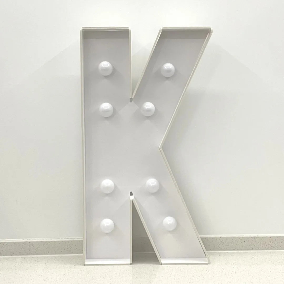 1Pc 3Ft/91.5Cm Marquee Warm Light Letters Frame Kt Board Letters A-Z Plug-In Kt Board with Bracket Freestanding Party Decorative Lighting for Birthdays, Anniversaries, Graduation-8/10Pcs Light