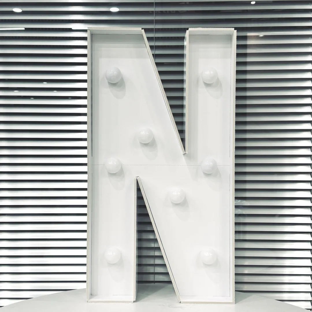 1Pc 3Ft/91.5Cm Marquee Warm Light Letters Frame Kt Board Letters A-Z Plug-In Kt Board with Bracket Freestanding Party Decorative Lighting for Birthdays, Anniversaries, Graduation-8/10Pcs Light