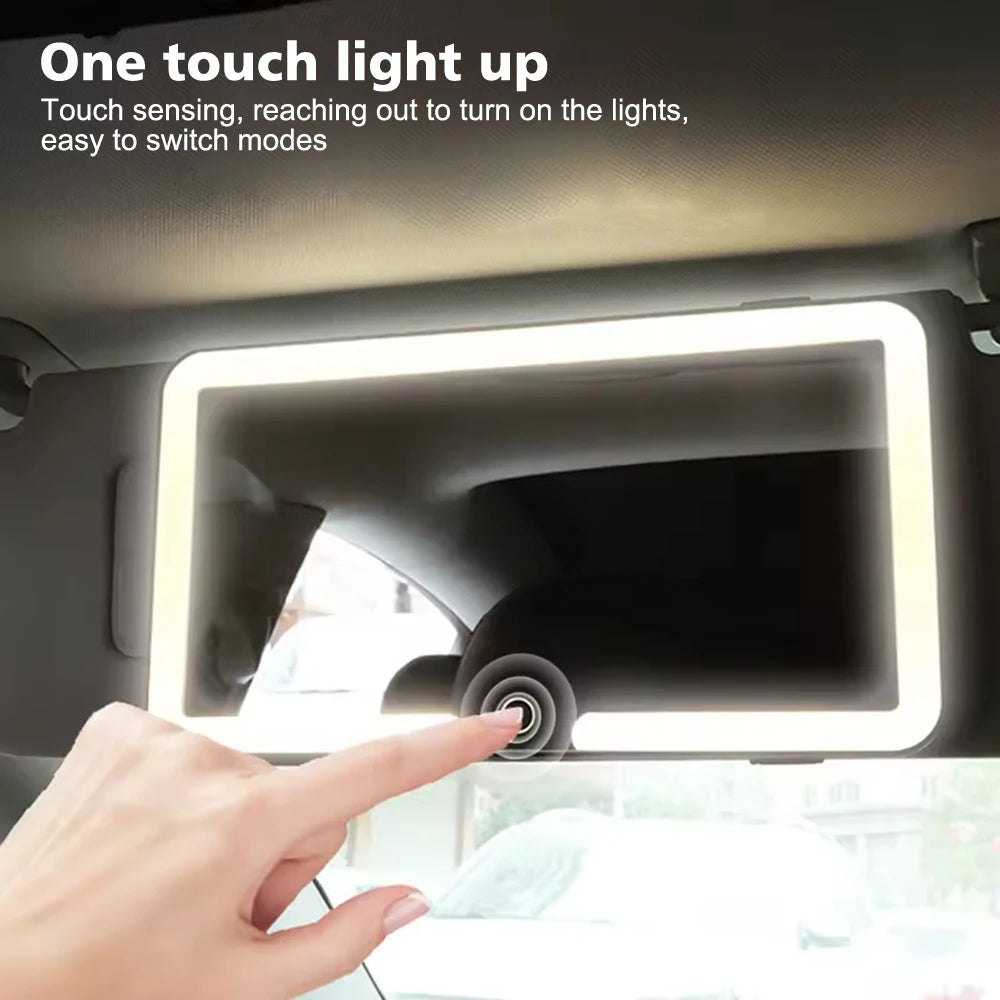 Upgraded Version Ultra-thin Car Sun Visor Makeup Mirror, Car Rearview Mirror As A Gift For Women