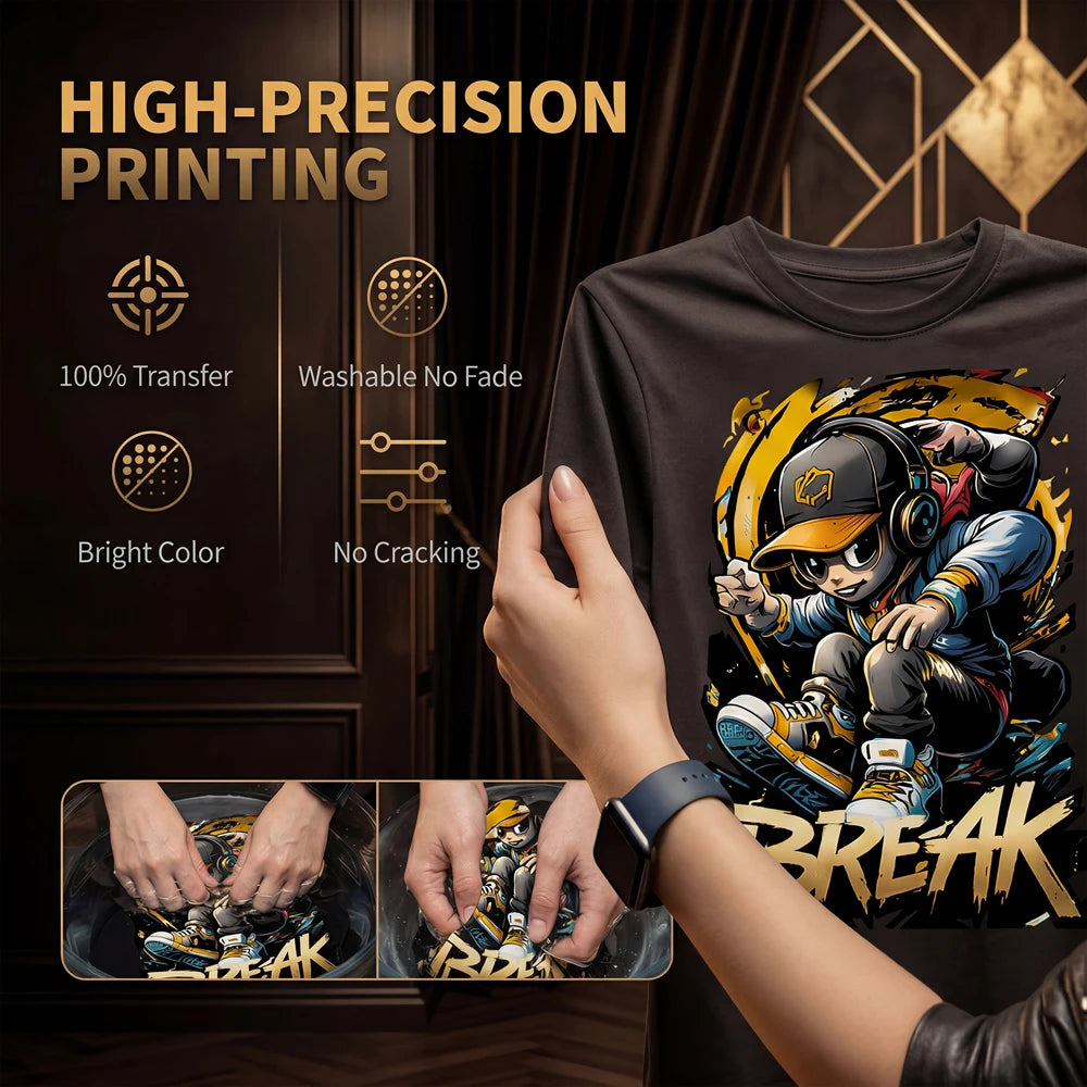 Colorsun A4 DTF Printer For Epson L800 Impresora A4 DTF Printing Machine Direct to Film A4 DTF Printers For T-Shirts Hoodies