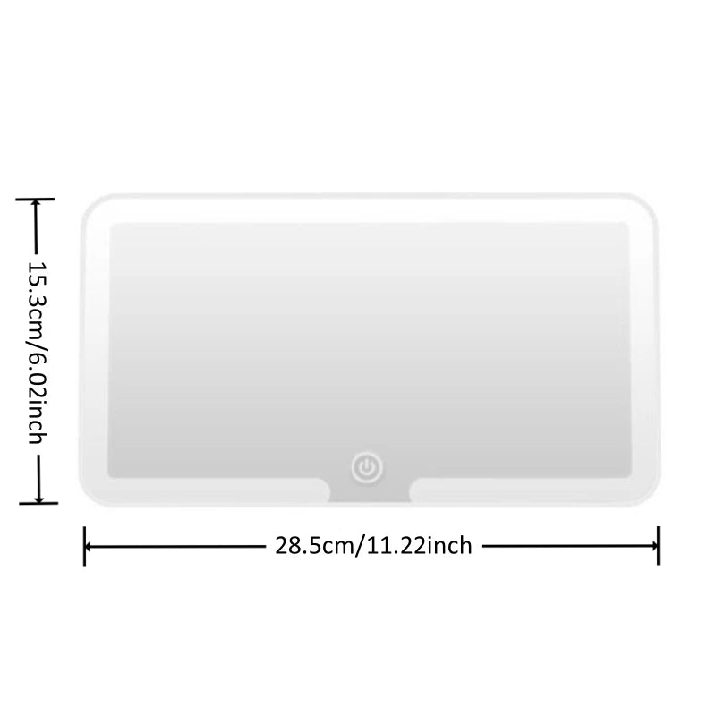 Upgraded Version Ultra-thin Car Sun Visor Makeup Mirror, Car Rearview Mirror As A Gift For Women