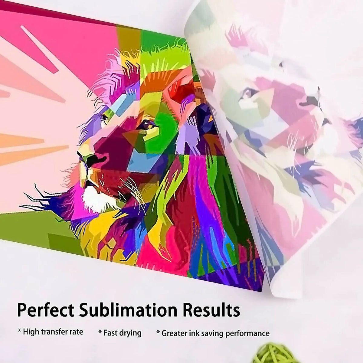 HTVRONT 150 Sheets 8.5 X 11 Inches A4（US）Sublimation Paper Heat Transfer Paper for Inkjet Printer T-shirt Clothes Printing 120g