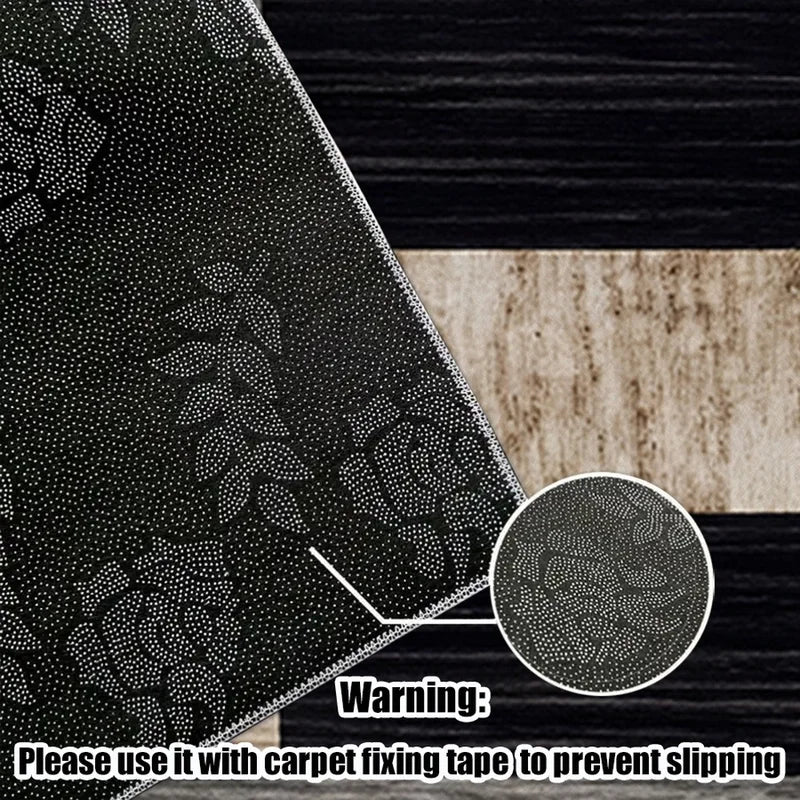 1Pc European Palace Retro Carpet, Bohemian Style Decorative Carpet, Suitable for Living Room, Bedroom, Dining Room, Bedside, Indoor and Outdoor Patio, Home Decoration Accessories
