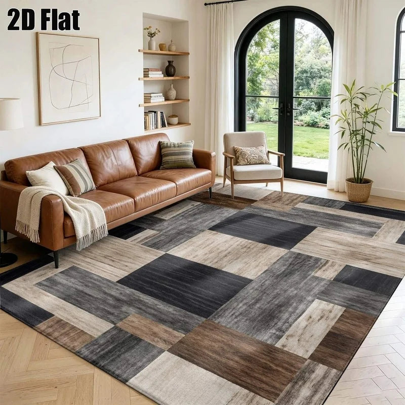 1Pc European Palace Retro Carpet, Bohemian Style Decorative Carpet, Suitable for Living Room, Bedroom, Dining Room, Bedside, Indoor and Outdoor Patio, Home Decoration Accessories