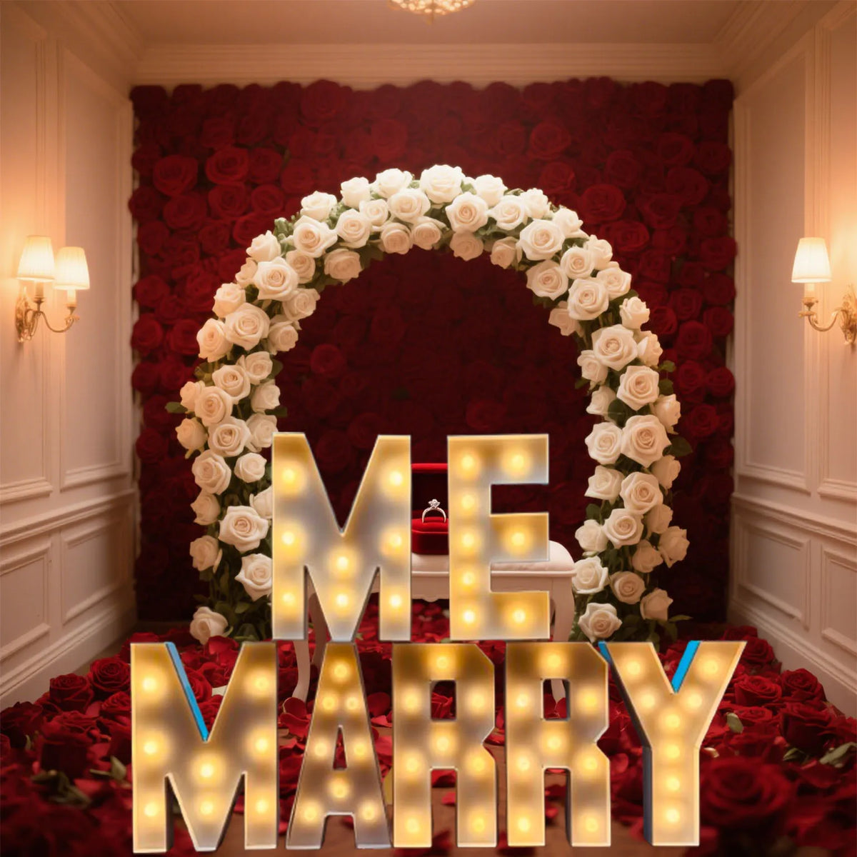 1Pc 3Ft/91.5Cm Marquee Warm Light Letters Frame Kt Board Letters A-Z Plug-In Kt Board with Bracket Freestanding Party Decorative Lighting for Birthdays, Anniversaries, Graduation-8/10Pcs Light