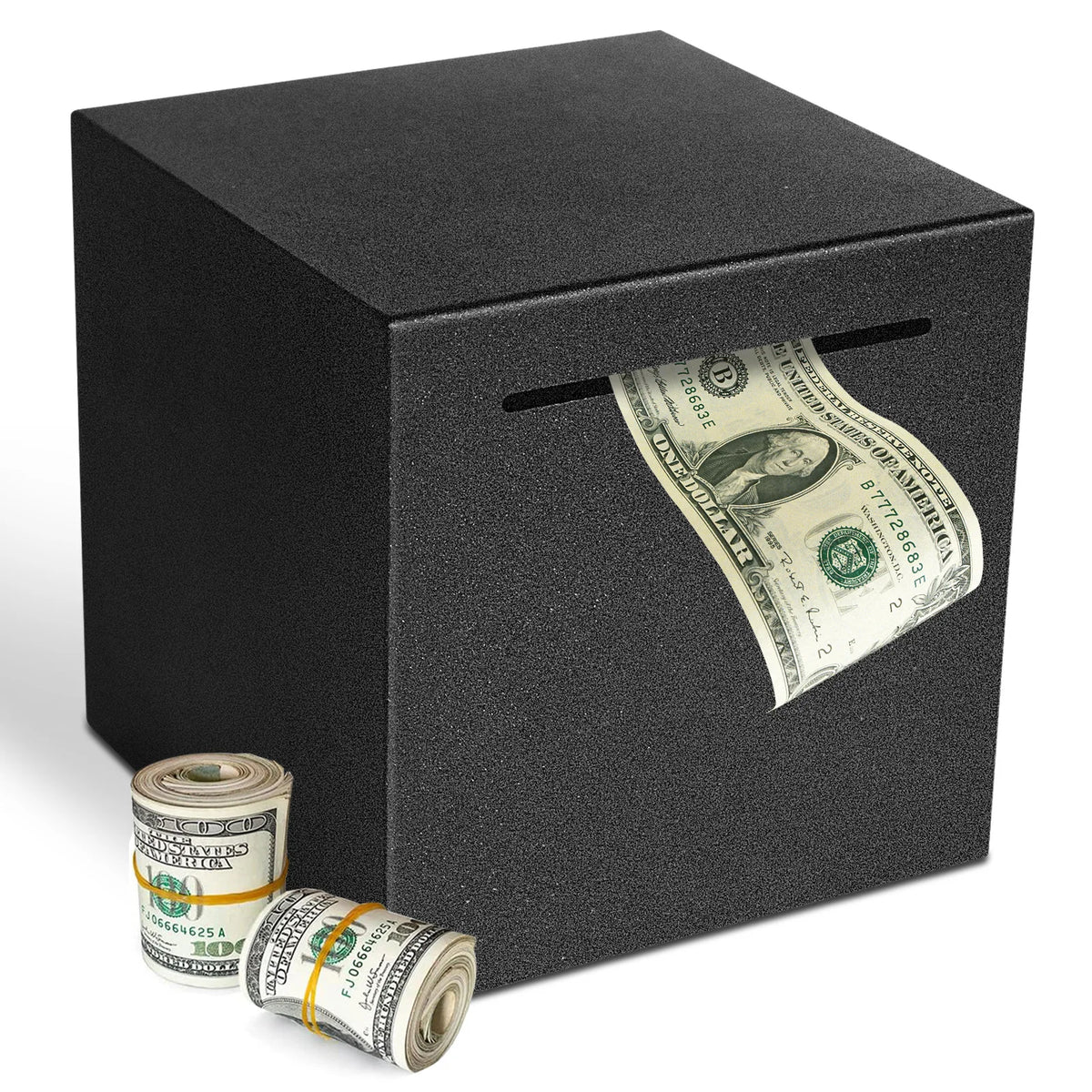 Matte Metal Piggy Bank 12CM/15CM Only In Cannot Open Money Saving Box Metal Safe Box Coin Cash Storage Jar Adult Kids Savings Bank Desktop Decor Gift
