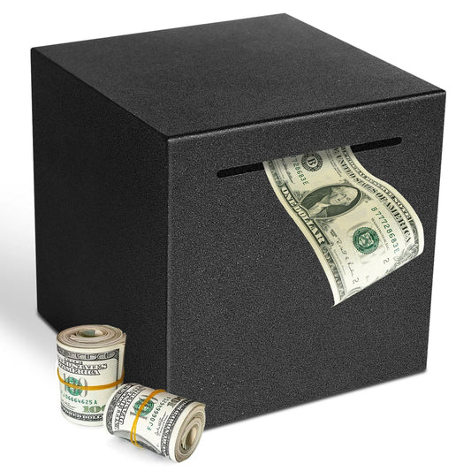 Matte Metal Piggy Bank 12CM/15CM Only In Cannot Open Money Saving Box Metal Safe Box Coin Cash Storage Jar Adult Kids Savings Bank Desktop Decor Gift