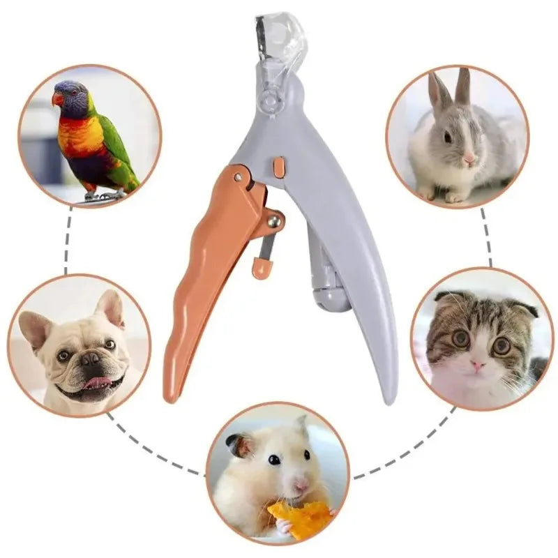 1pc LED Pet Nail Clipper For Easy And Safe Dog And Cat Paw Grooming，Nail clippers with lights, cats, dogs, paws, nail clippers