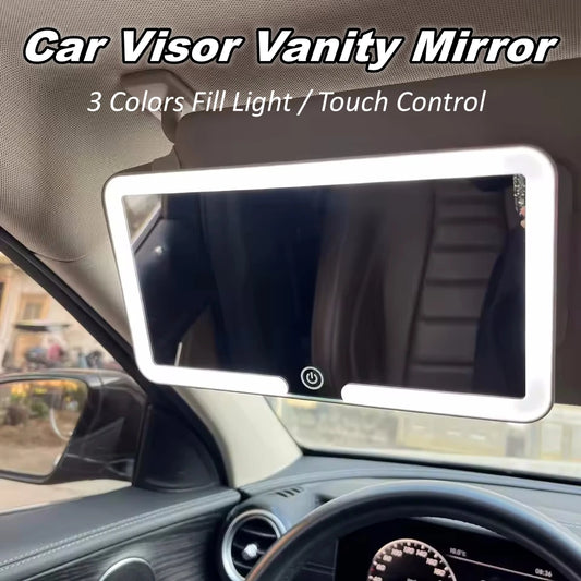Upgraded Version Ultra-thin Car Sun Visor Makeup Mirror, Car Rearview Mirror As A Gift For Women