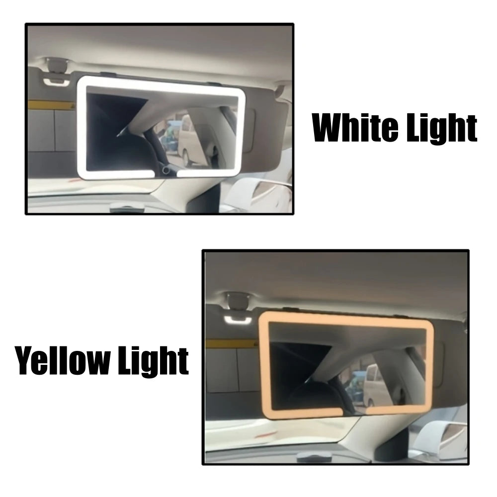 Upgraded Version Ultra-thin Car Sun Visor Makeup Mirror, Car Rearview Mirror As A Gift For Women