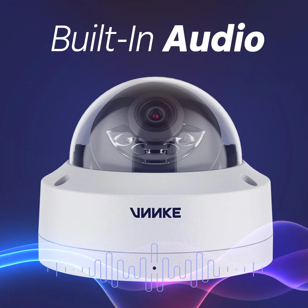 ANNKE 8CH 5MP POE Video Security System H.265+ 6MP NVR Recorder With 5MP 4X Waterproof Surveillance Cameras Audio in Ip Camera